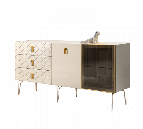 Комод для гостиной Богемия Фарфале (Bogemia Farfalle) БМКМ-4(Fa) [5][10]